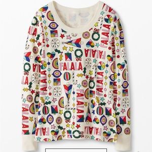 Hanna Andersson Falala long John pajama set